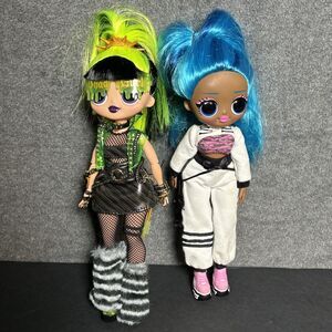 LOL Surprise OMG Chillax Doll Big Sister & Remix Bhad Gurl Dolls Only Green Blue
